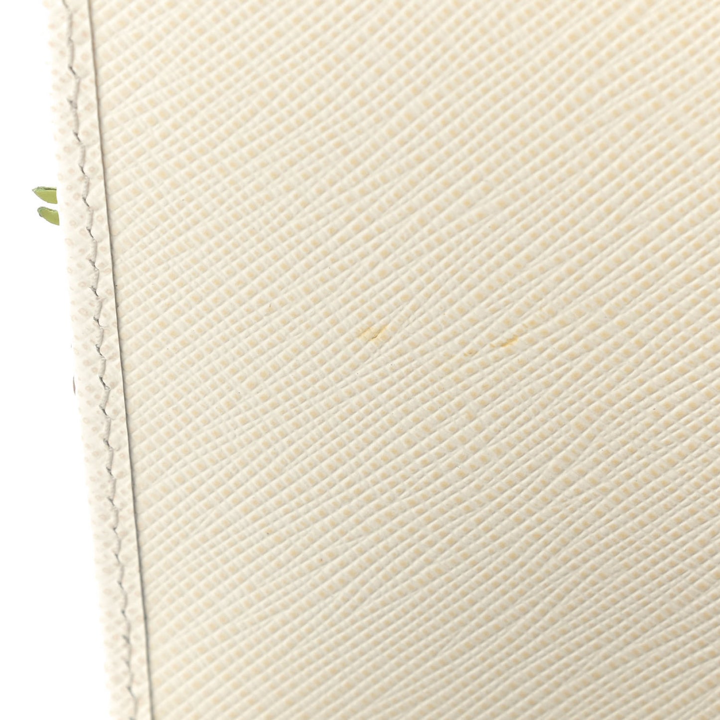 Saffiano Floral Applique Crossbody Talco