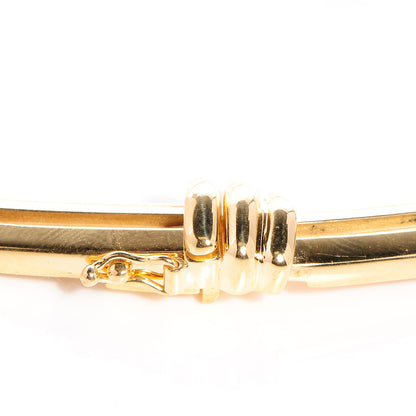 Tiffany 18k Yellow Gold Platinum Diamond Atlas Necklace 5 of 9