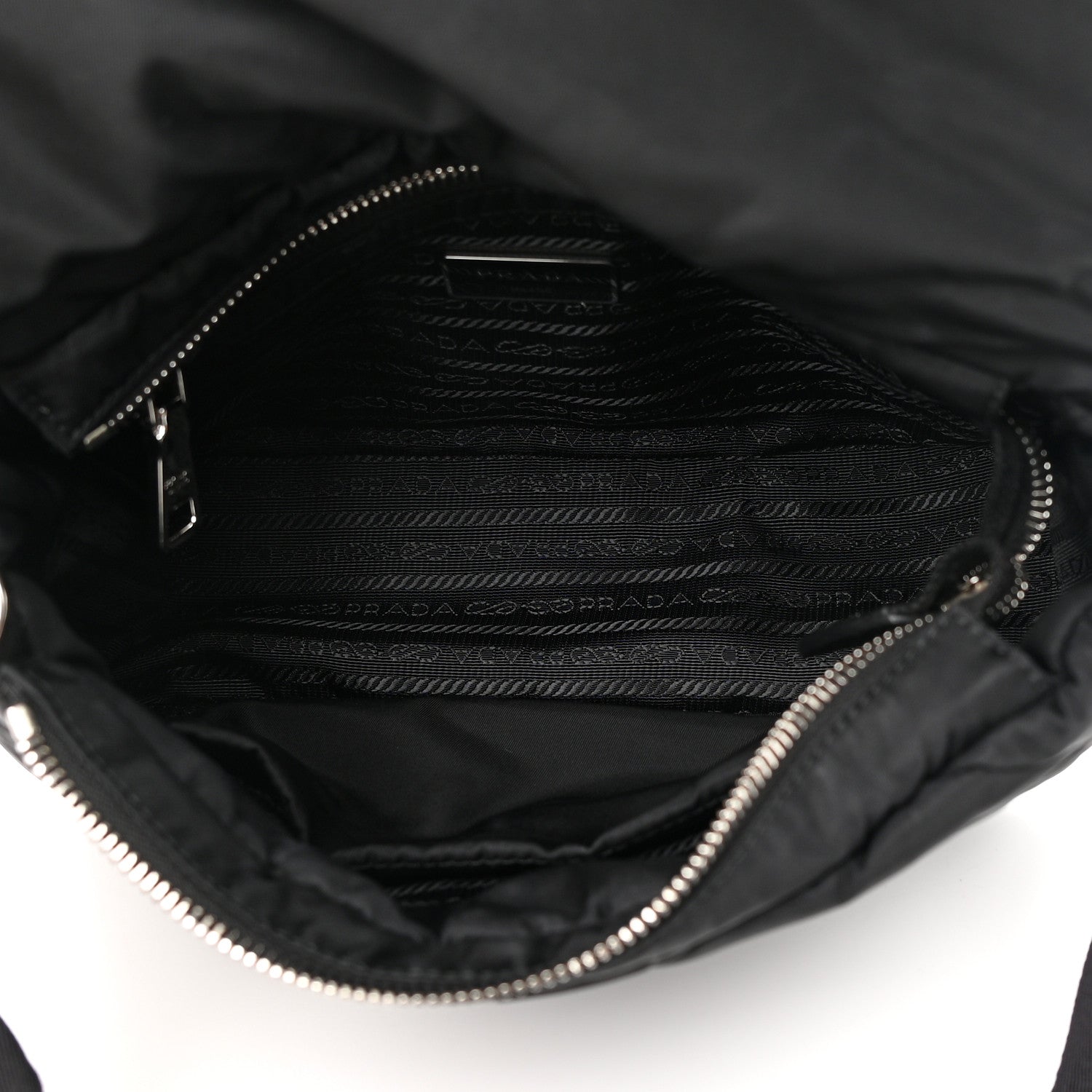 Prada Re-Nylon Quilted Padded Flap Shoulder Bag Black 5 of 18