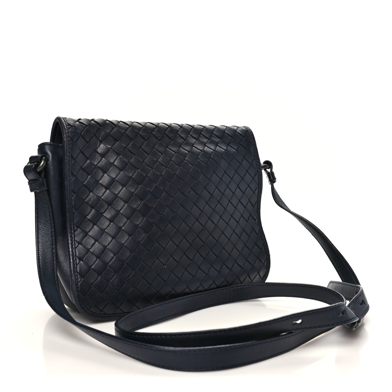 Bottega Veneta Nappa Intrecciato Messenger Bag Ardoise 3 of 10