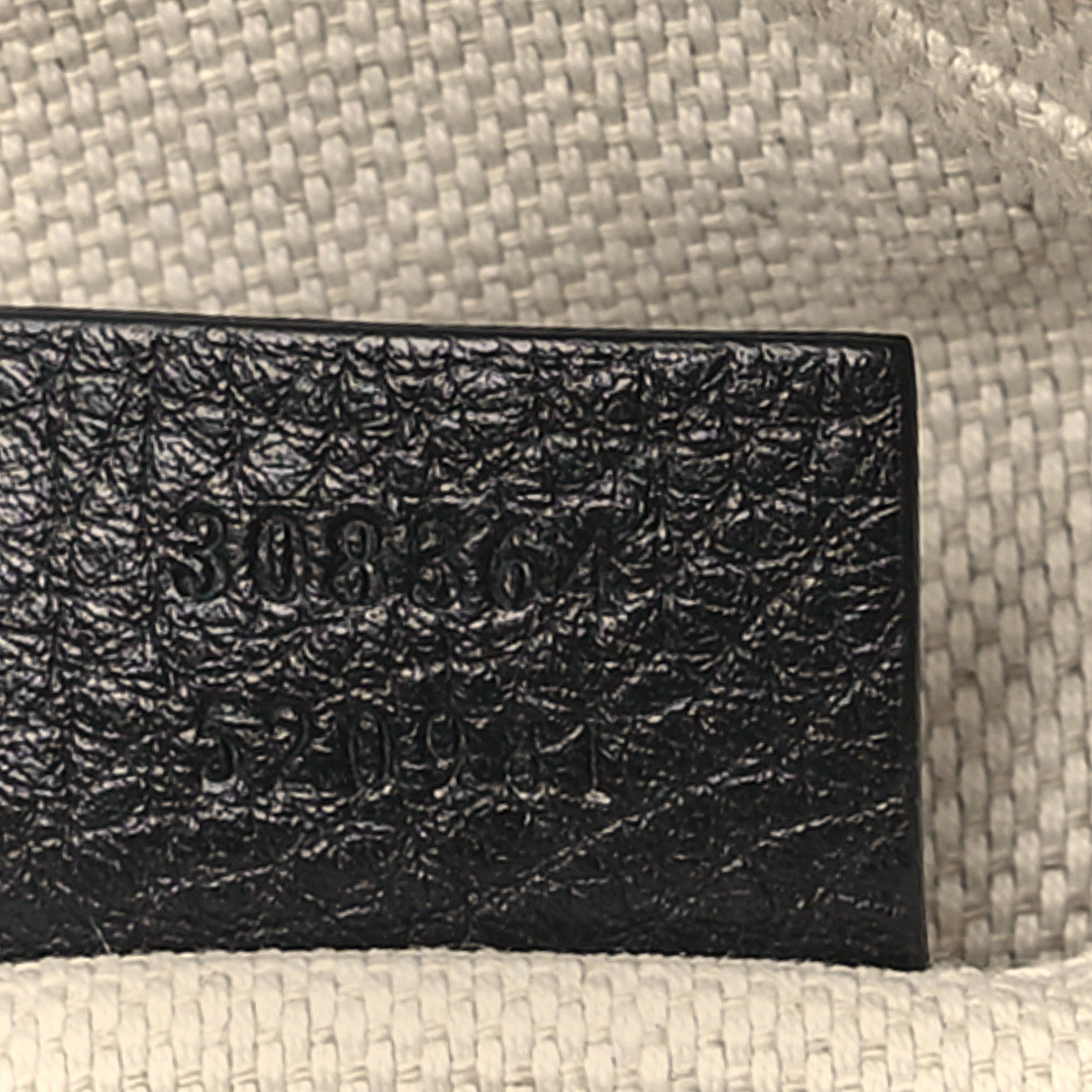 Pebbled Calfskin Small Soho Disco Bag Black