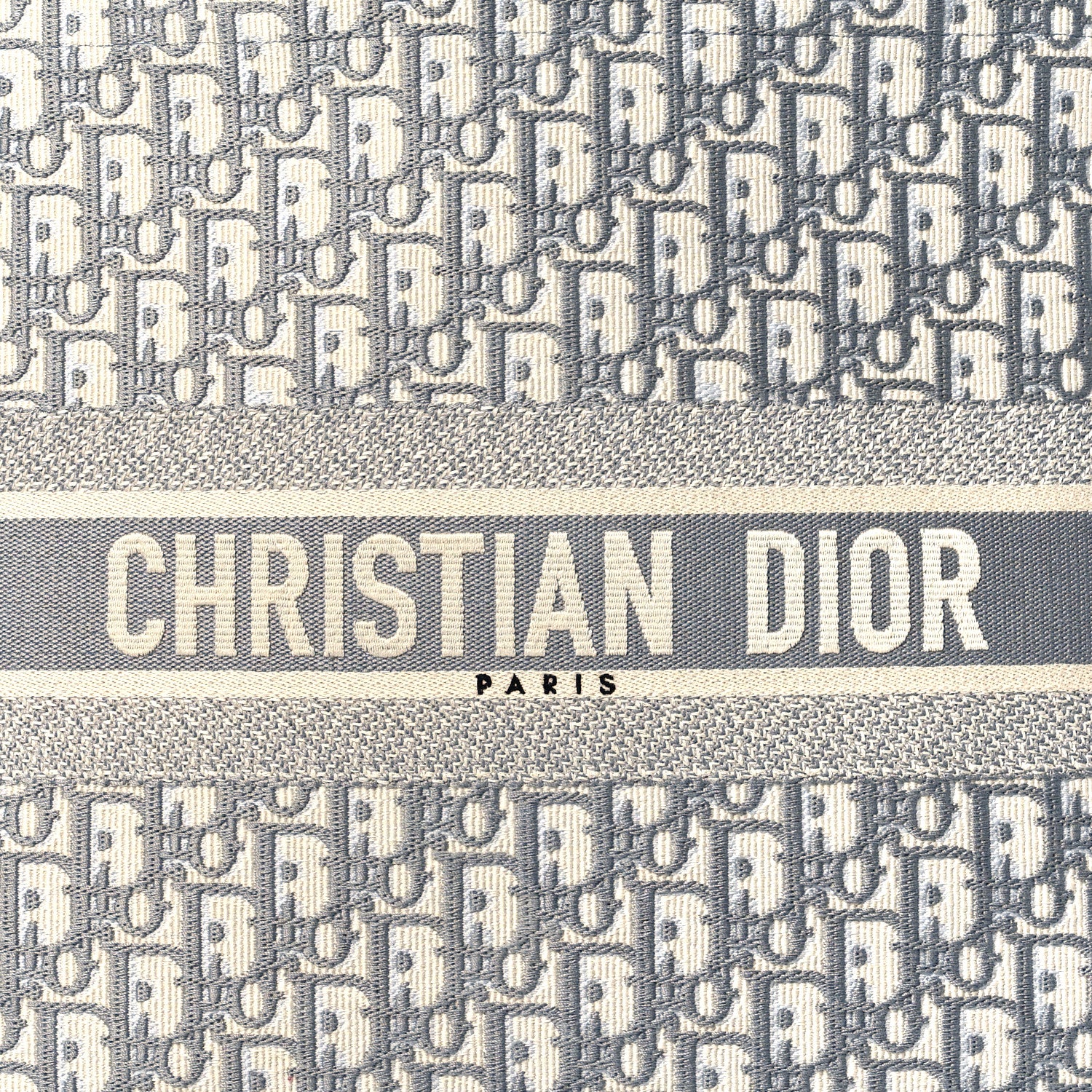 Christian Dior Oblique Large Book Tote Grey 8 of 10