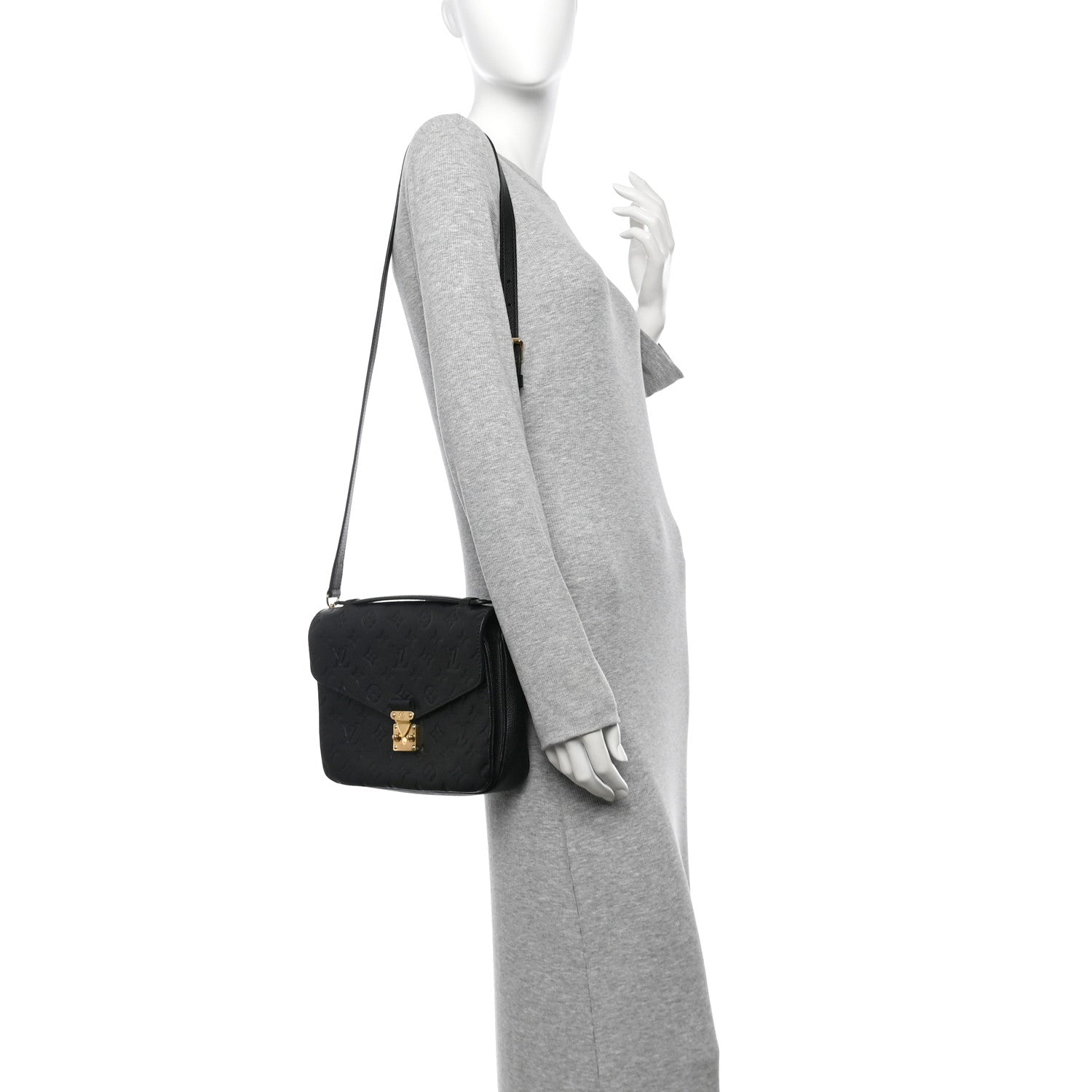 Louis Vuitton Empreinte Pochette Metis Black 2 of 12