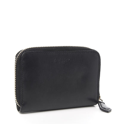 Givenchy Calfskin Iconic Bambi Print Mini Zip Wallet Black White 2 of 7
