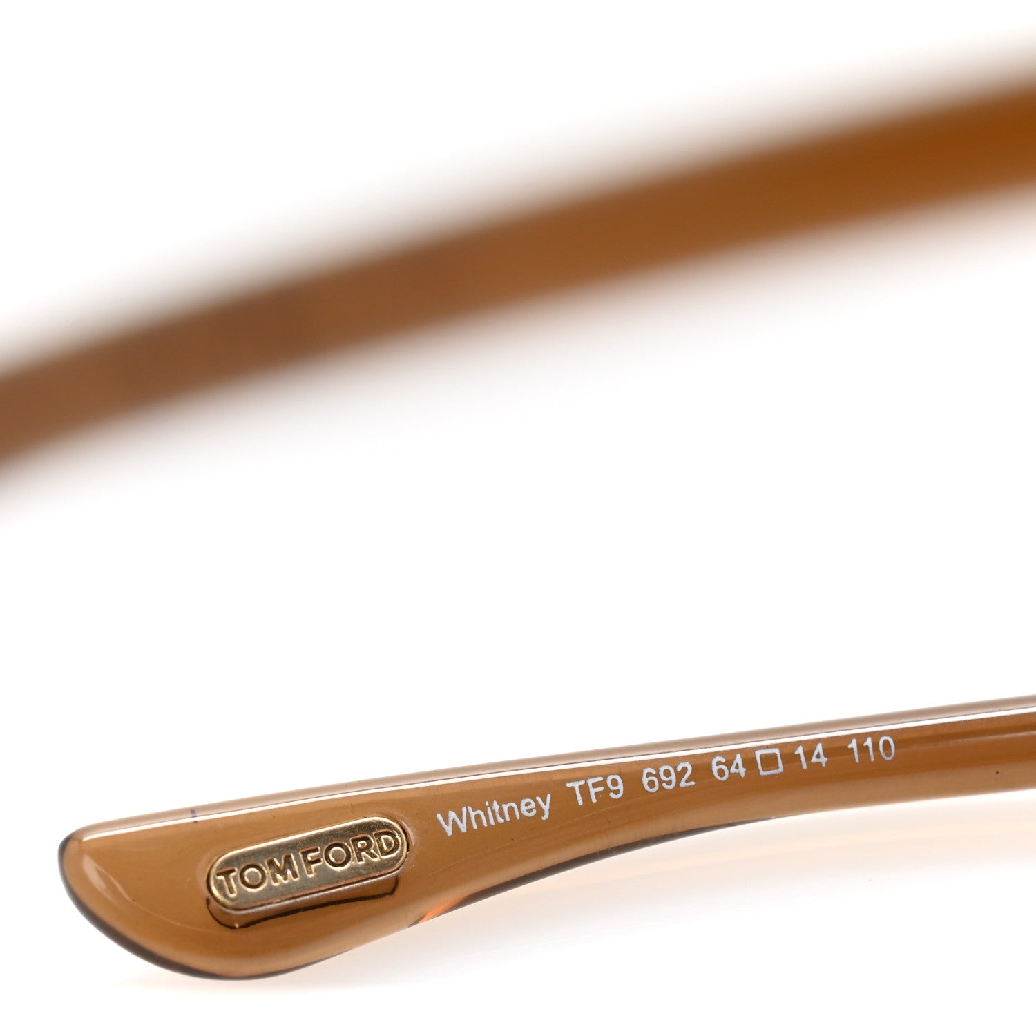 Tom Ford Acetate Whitney Crossover Sunglasses TF9 Brown 6 of 10