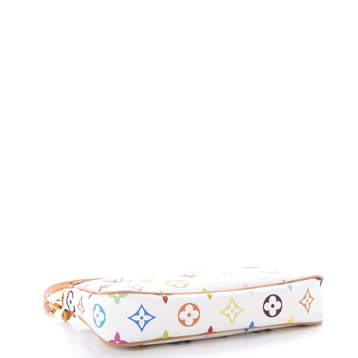 Monogram Multicolor Pochette Accessories White