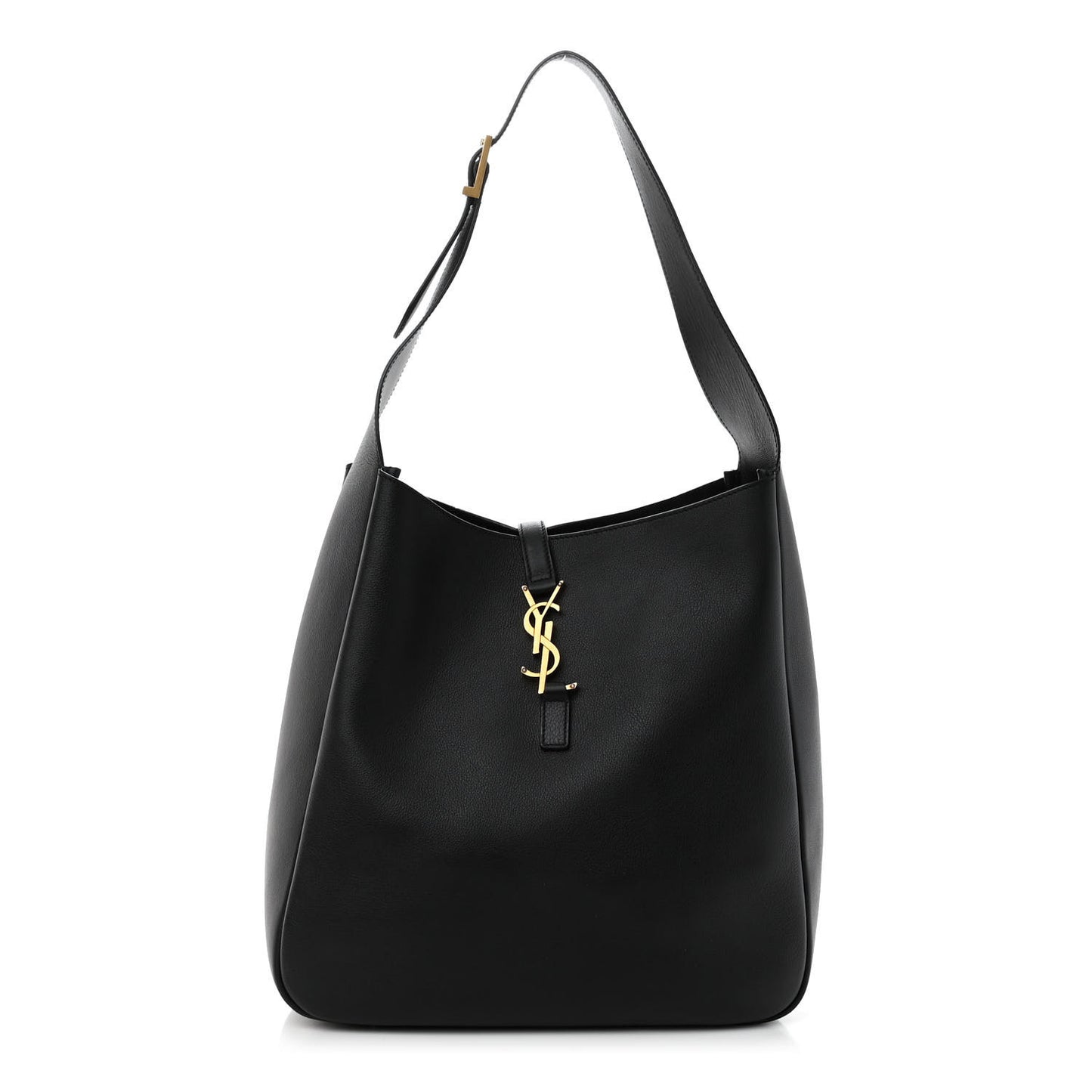 Smooth Calfskin Large Le 5 A 7 Soft Hobo Black