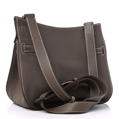 Hermes Taurillon Clemence Jypsiere 28 Etoupe 3 of 12