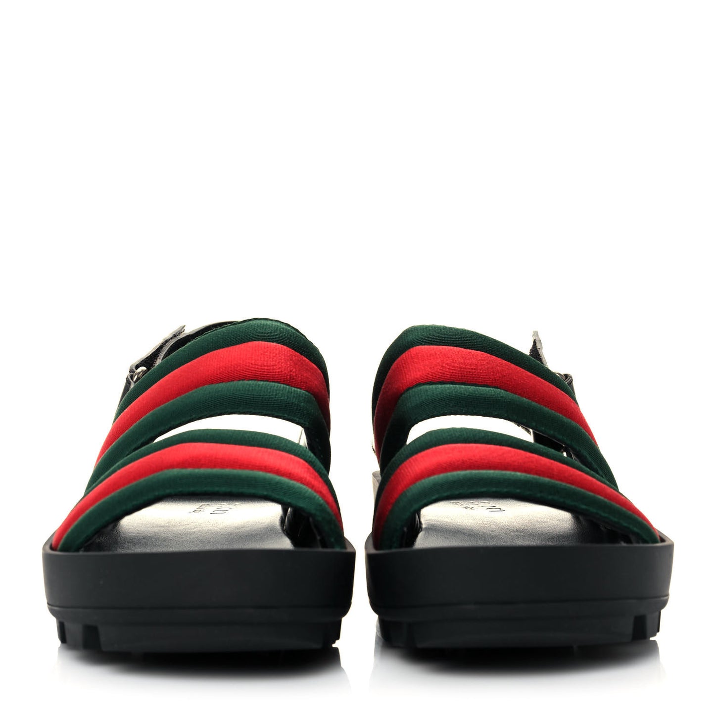 Nylon Cirano Lux Web Mens Cleat Sole Slingback Sandals 6.5 Green Red Black