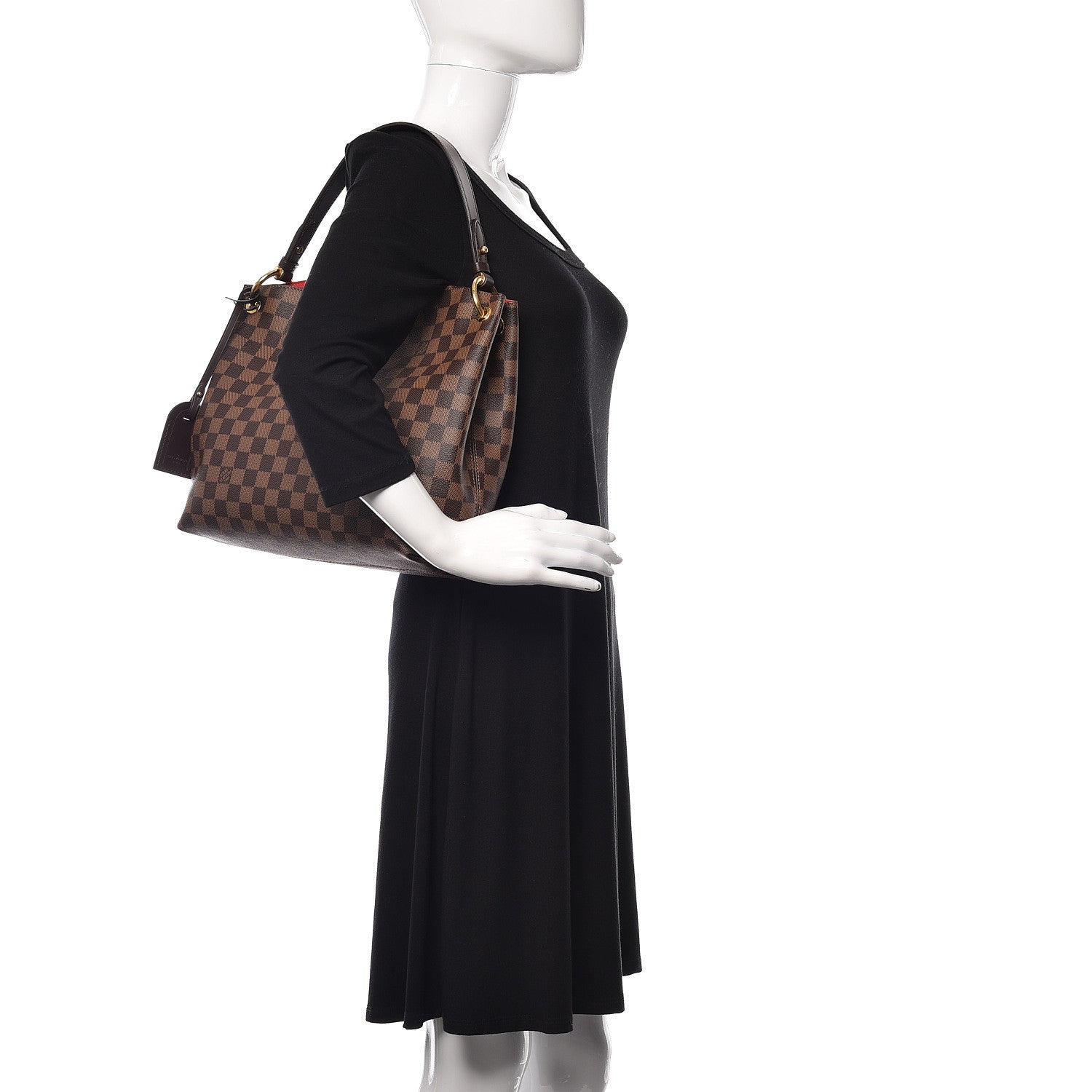 Louis Vuitton Damier Ebene Graceful PM 2 of 9
