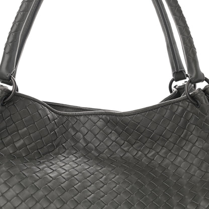 Bottega Veneta Nappa Intrecciato Parachute Bag Grey 8 of 11