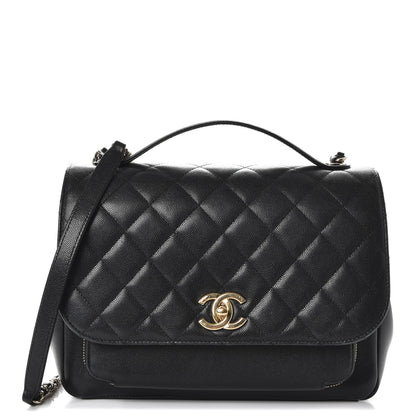 Chanel Caviar Quilted Large Business Affinity Flap Black 1 of 13