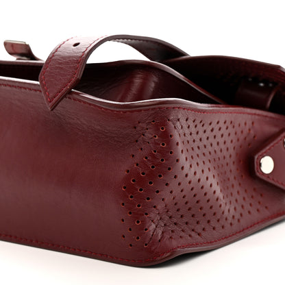 Proenza Schouler Lambskin Perforated Tiny PS1 Satchel Burgundy 11 of 14