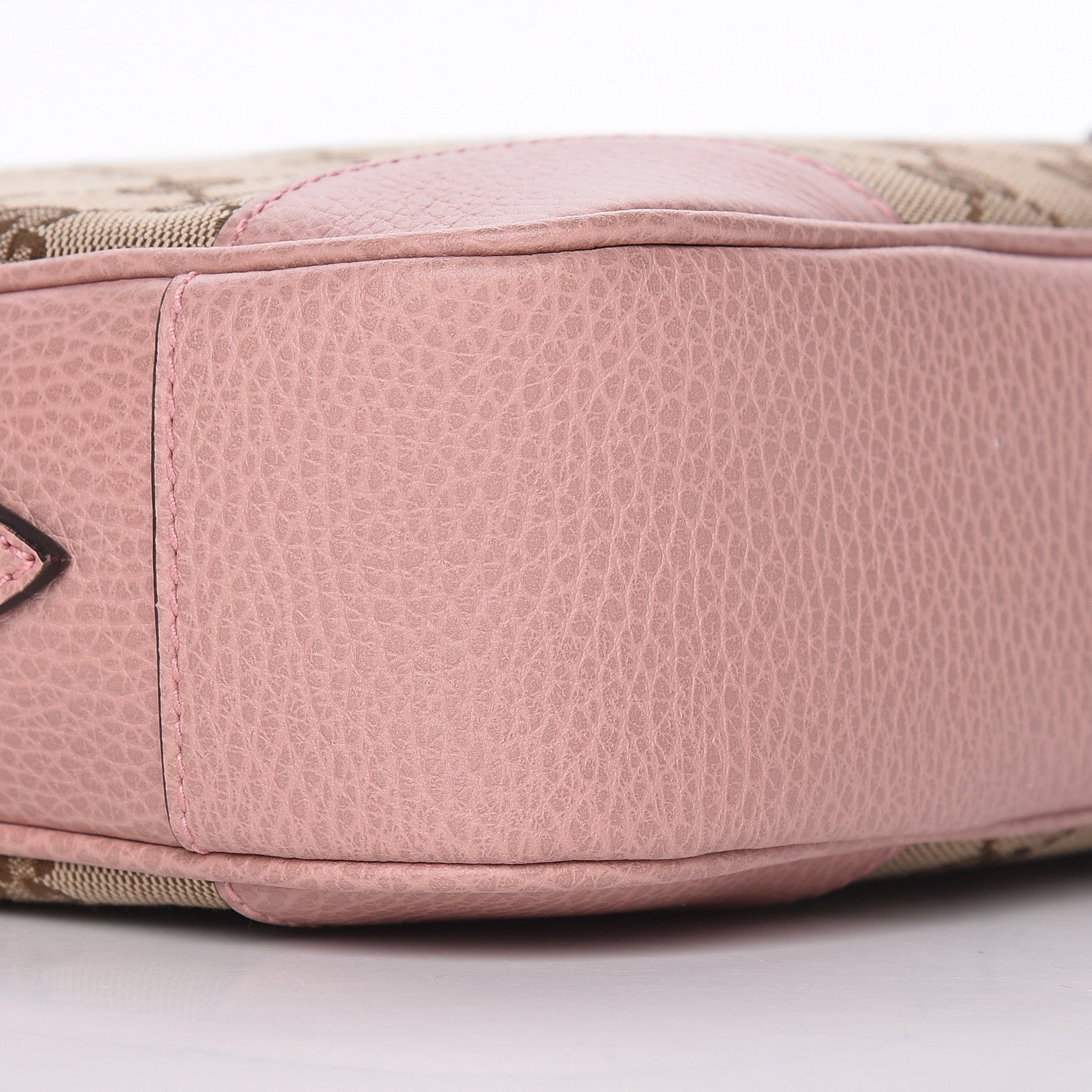Gucci Monogram Mini Bree Messenger Bag Beige Soft Pink 9 of 10