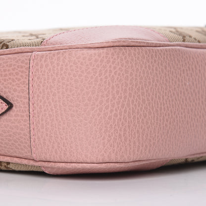 Gucci Monogram Mini Bree Messenger Bag Beige Soft Pink 9 of 10