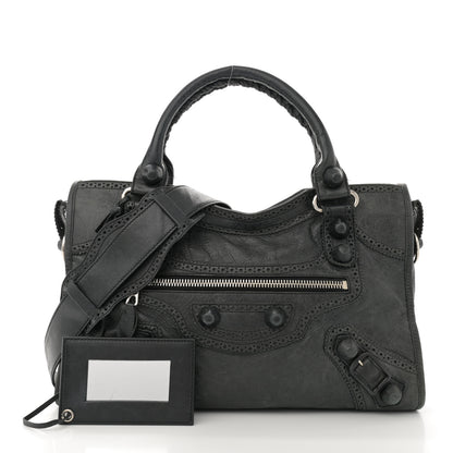 Balenciaga Agneau Giant Brogues Hardware City Anthracite 3 of 19