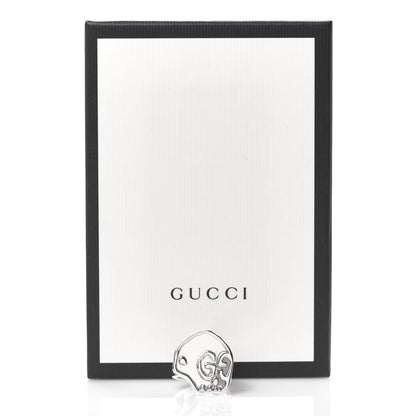 Gucci Sterling Silver GucciGhost Hamlet Skull Ring 60 9 7 of 7