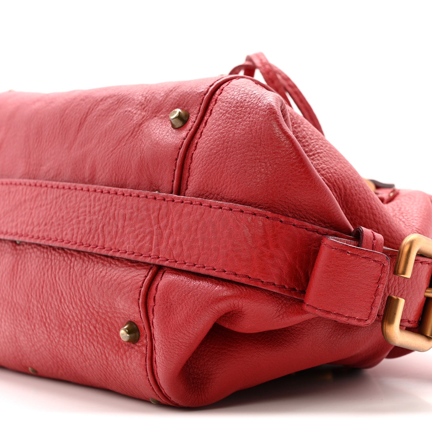 Chloe Calfskin Medium Paddington Satchel Rouge 12 of 23