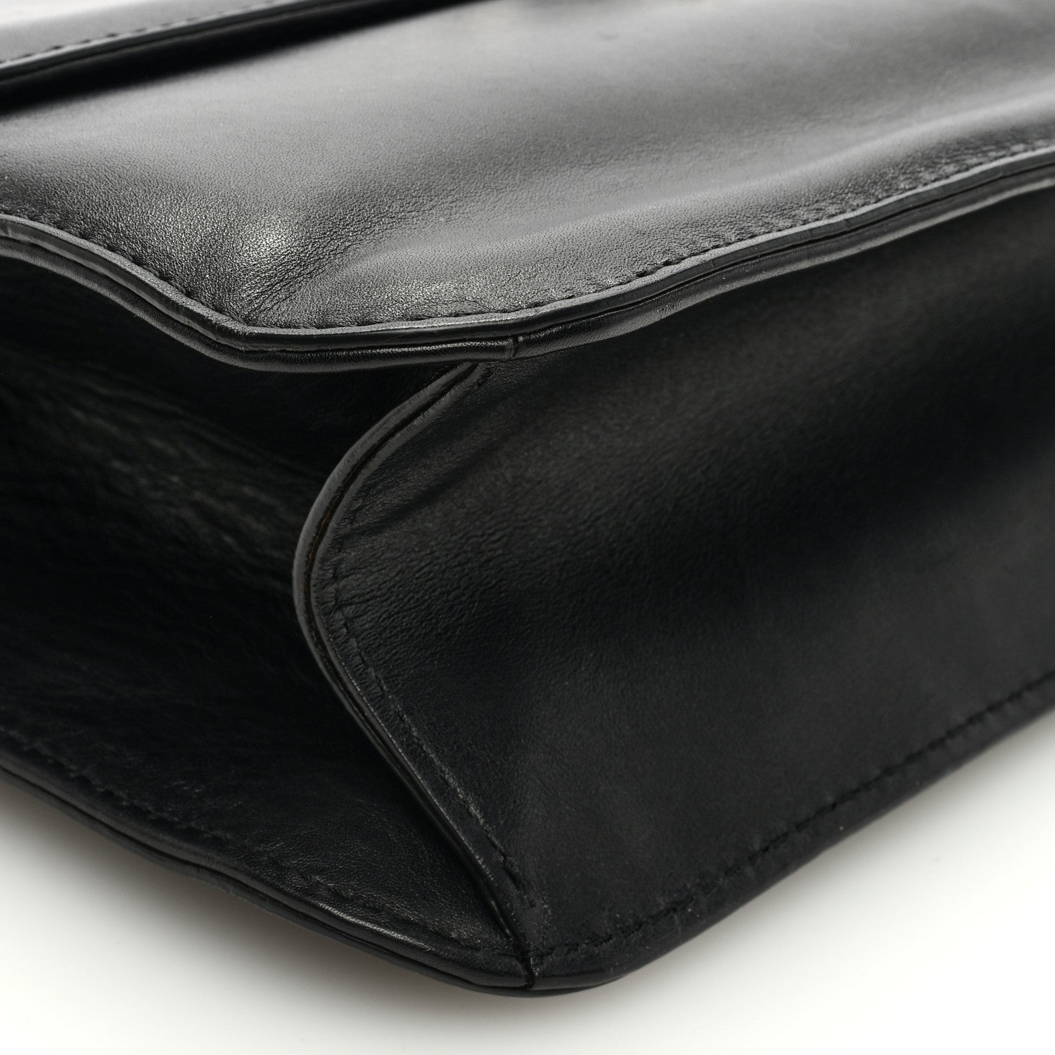 Valentino Garavani Vitello Extra Large Glam Lock Rockstud Flap Black 8 of 9