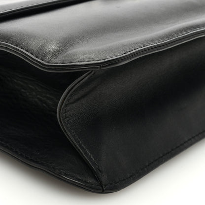 Valentino Garavani Vitello Extra Large Glam Lock Rockstud Flap Black 8 of 9