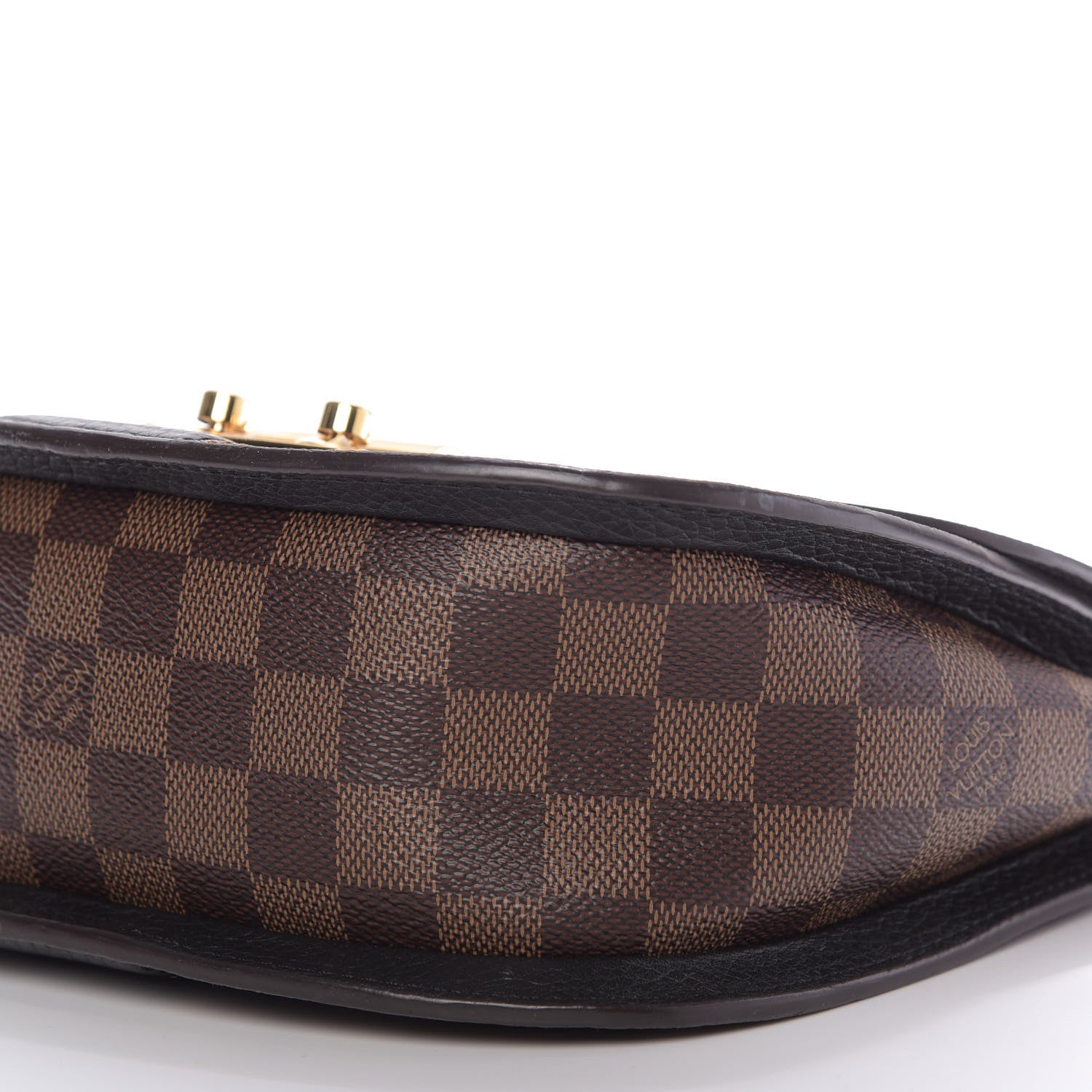 Louis Vuitton Damier Ebene Cuir Taurillon Wight Black 8 of 9