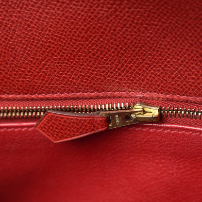 Hermes Epsom Kelly Sellier 28 Rouge 16 of 40