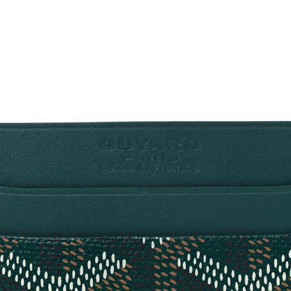 Goyard Goyardine Saint Sulpice Card Holder Green 6 of 7