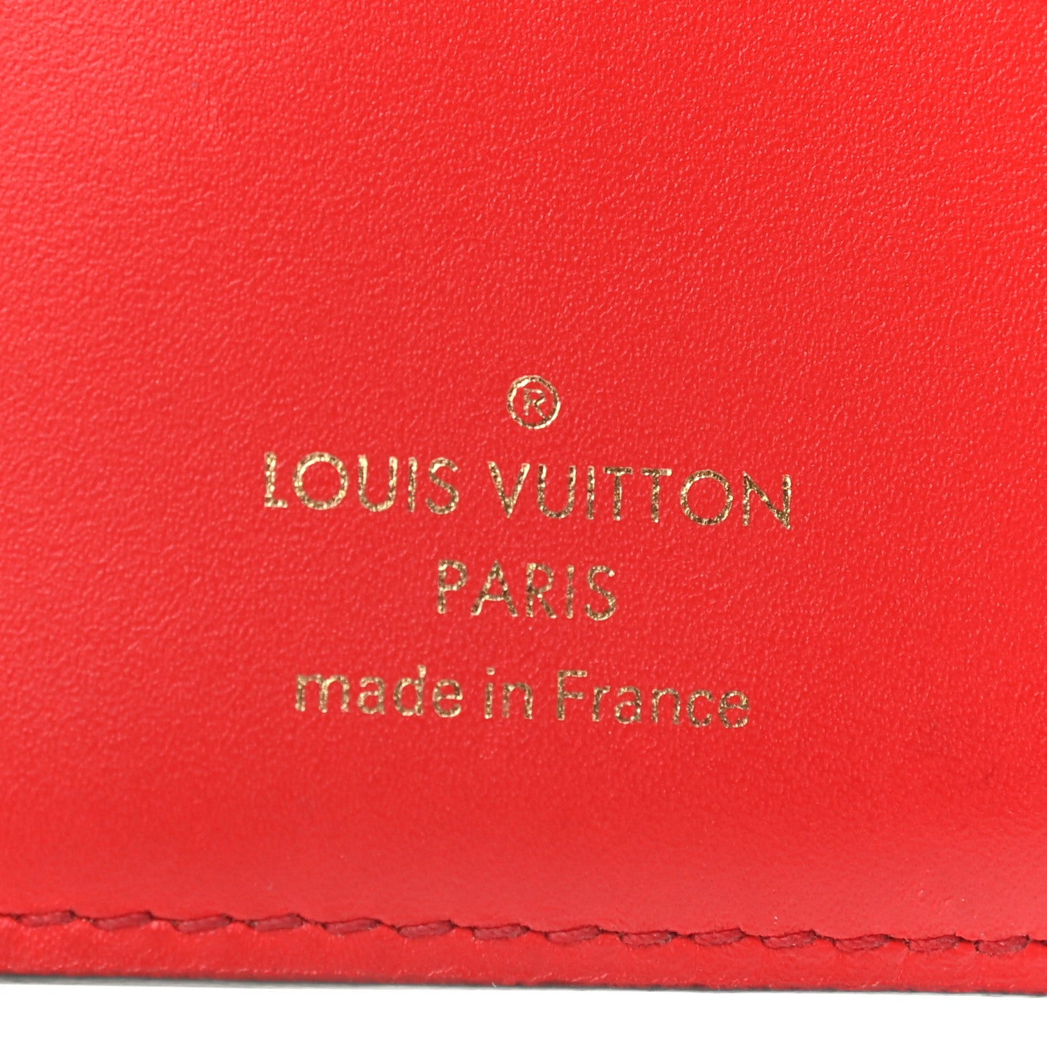 Louis Vuitton Monogram Flower Lock Compact Wallet Coquelicot 6 of 6