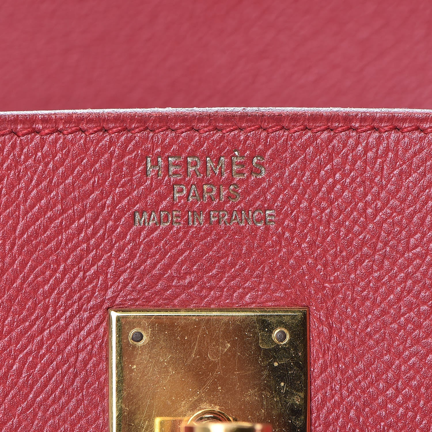 Hermes Courchevel Birkin 40 Rouge 12 of 46