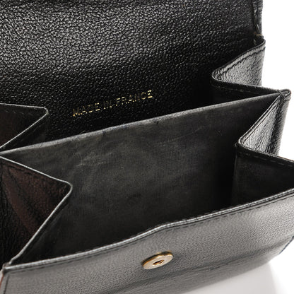 Chanel Goatskin Compact CC Flap Wallet Black 8 of 9