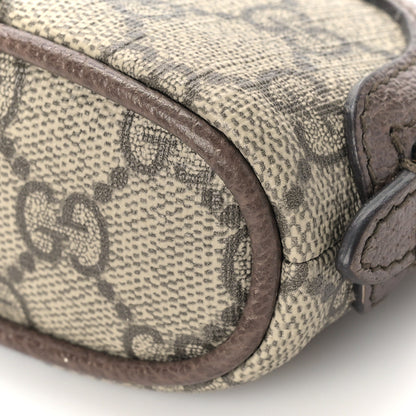 Gucci GG Supreme Monogram Web Ophidia Dome Key Pouch Beige New Acero 10 of 10