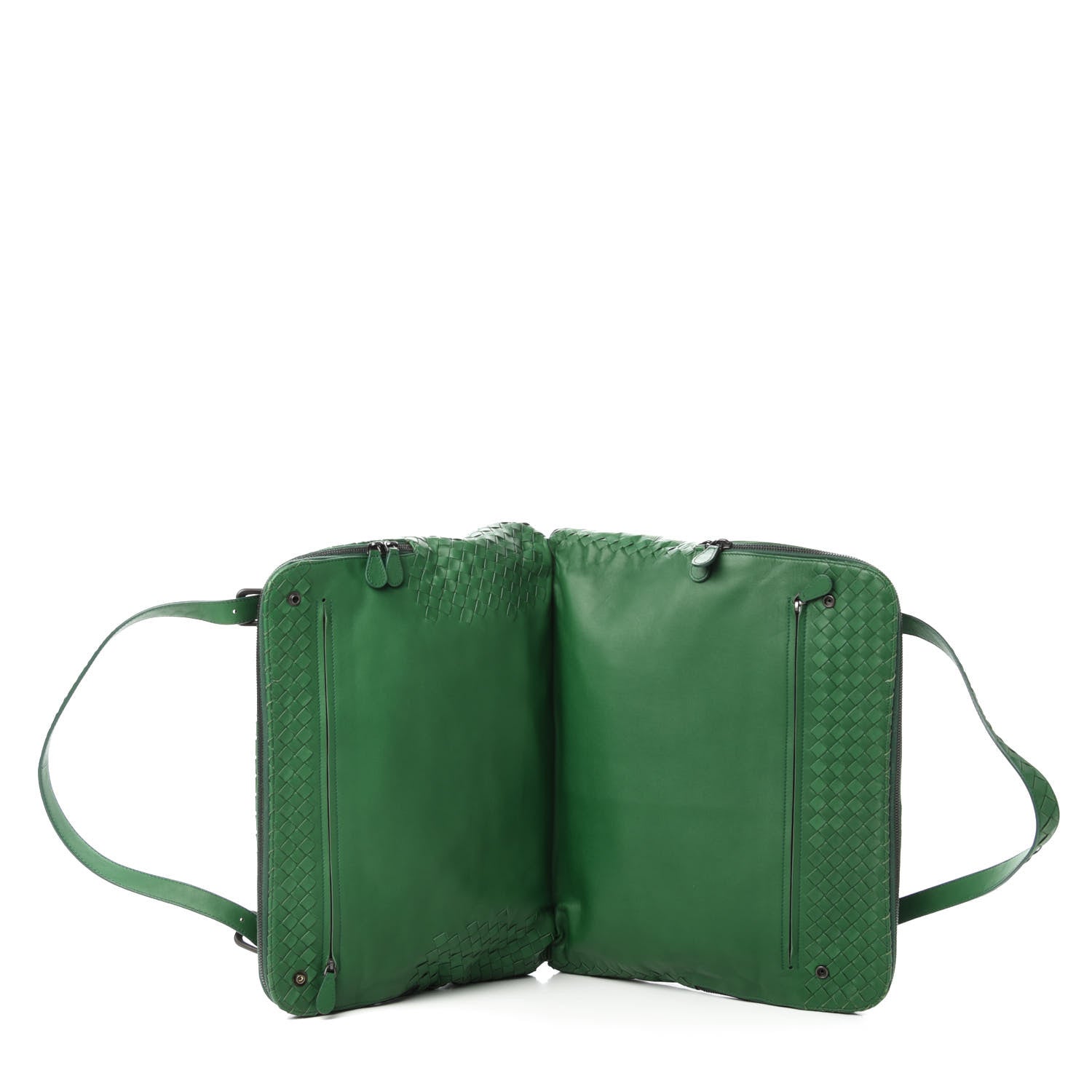 Bottega Veneta Nappa Intrecciato Double Compartment Tote Green 7 of 12