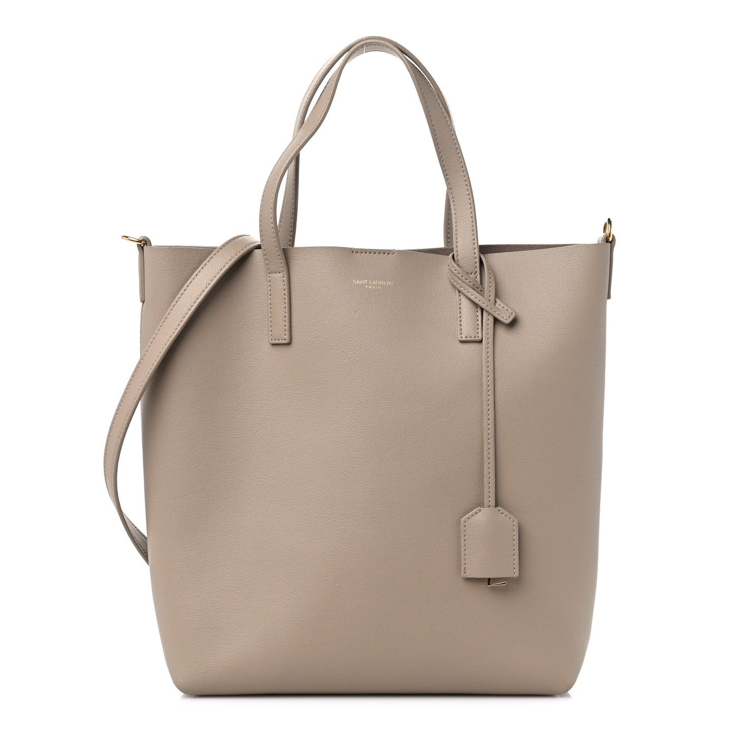 Calfskin Toy Shopping Tote Nude Powder
