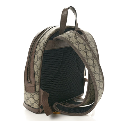 Gucci GG Supreme Monogram Calfskin Web Small Ophidia Day BackpacK Beige Ebony New Acero 2 of 10
