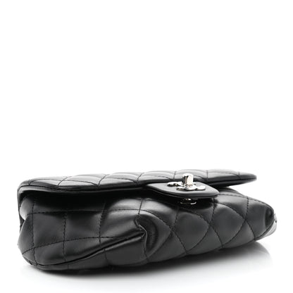 Chanel Calfskin Quilted CC Uniform Flap Belt Bag Black 4 of 11