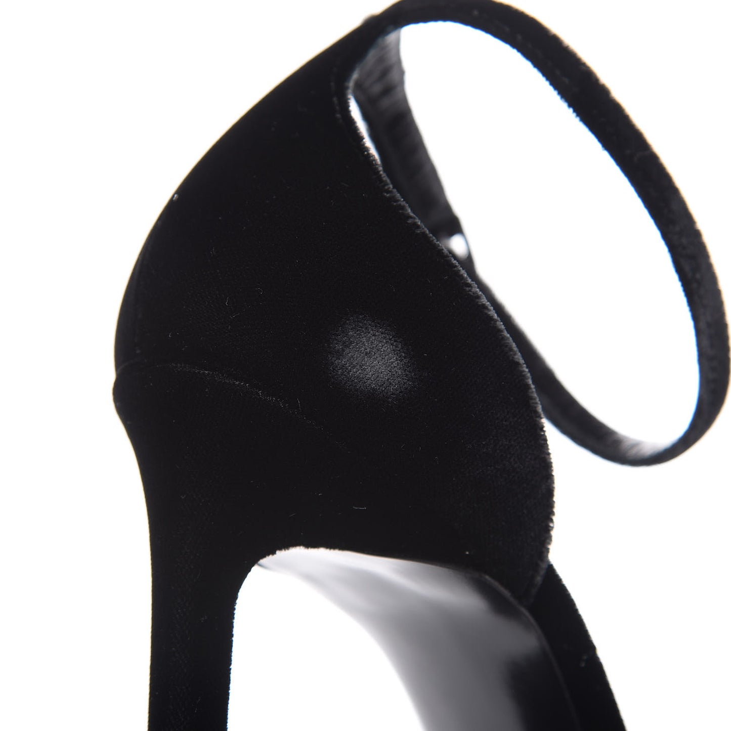Velvet Amber 105 Ankle Strap Sandals 40 Black
