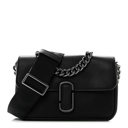 Marc Jacobs Calfskin The J Marc Shoulder Bag Black 1 of 8