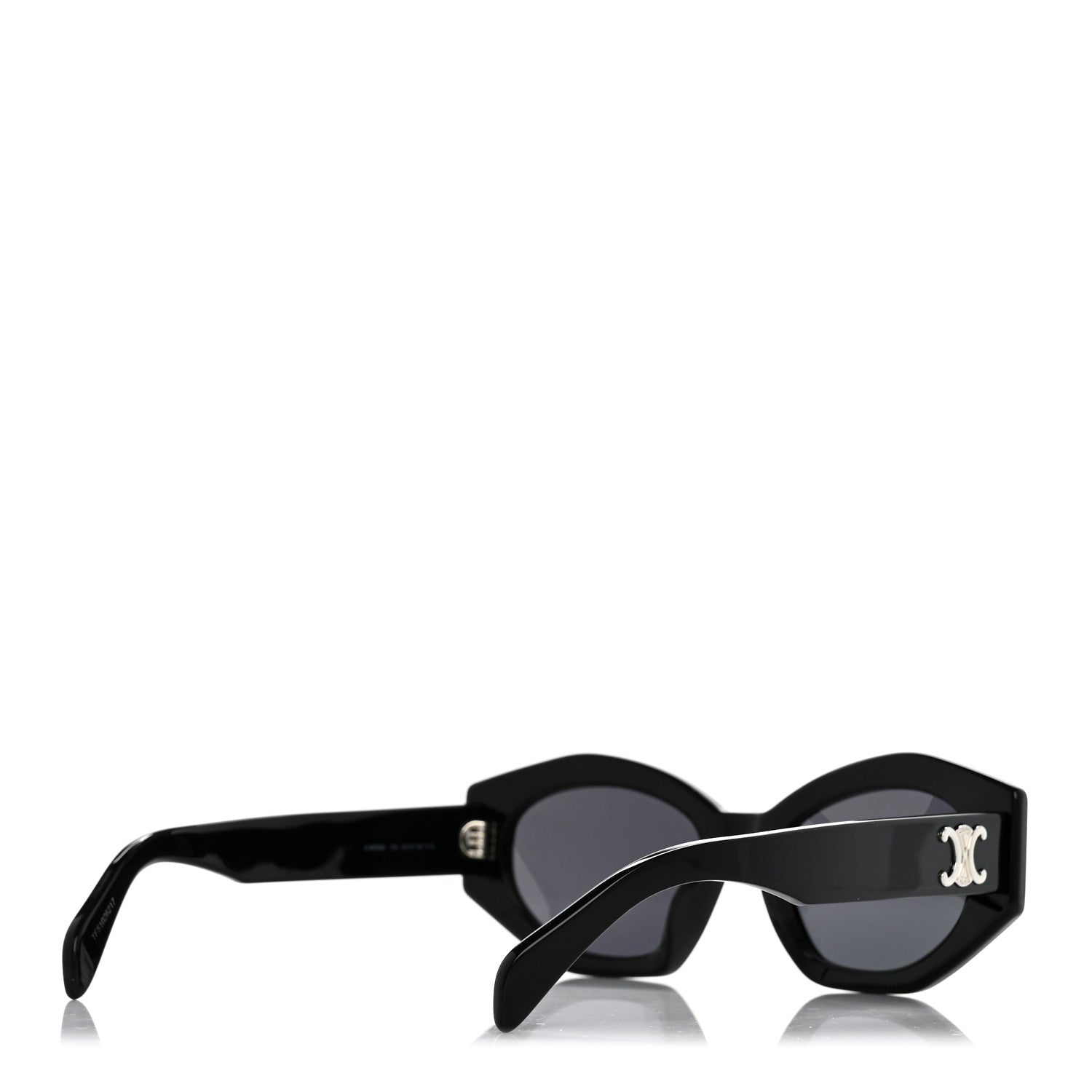 Celine Acetate Triomphe 01 Sunglasses CL 40238U Black 4 of 8