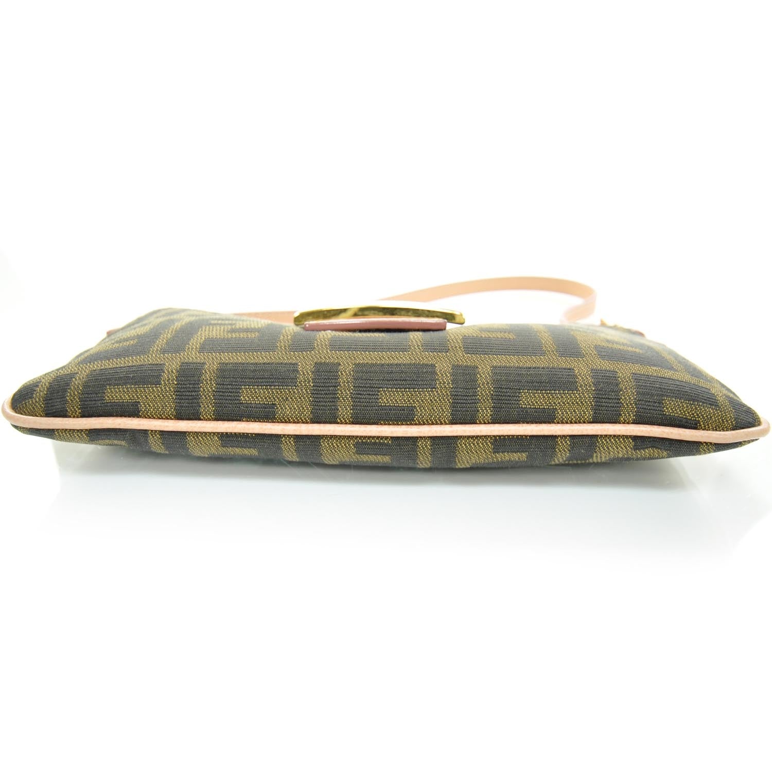 Fendi Zucca Small Shoulder Bag Tobacco Tan 4 of 11
