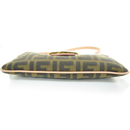 Fendi Zucca Small Shoulder Bag Tobacco Tan 4 of 11