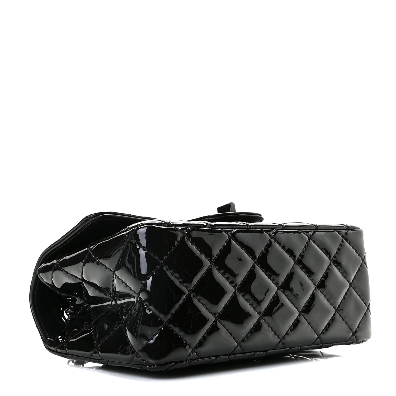 Chanel Patent Calfskin Quilted 2.55 Reissue Mini Flap So Black 4 of 10
