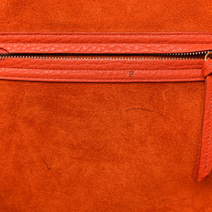 Celine Bullhide Calfskin Medium Phantom Luggage Burnt Orange 7 of 14