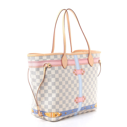 Louis Vuitton Damier Azur Summer Trunks Neo Neverfull MM 3 of 8