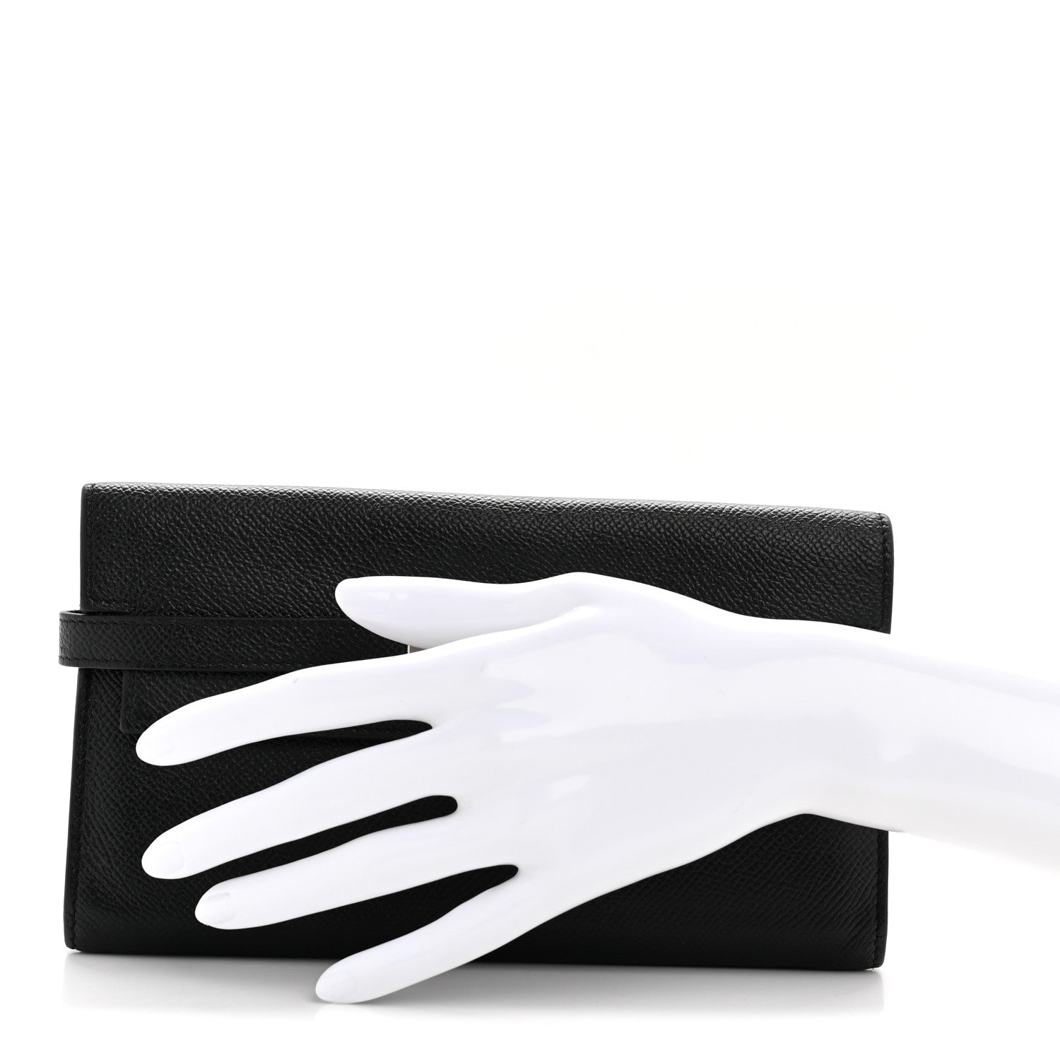 Hermes Epsom Kelly Longue Wallet Black 2 of 11