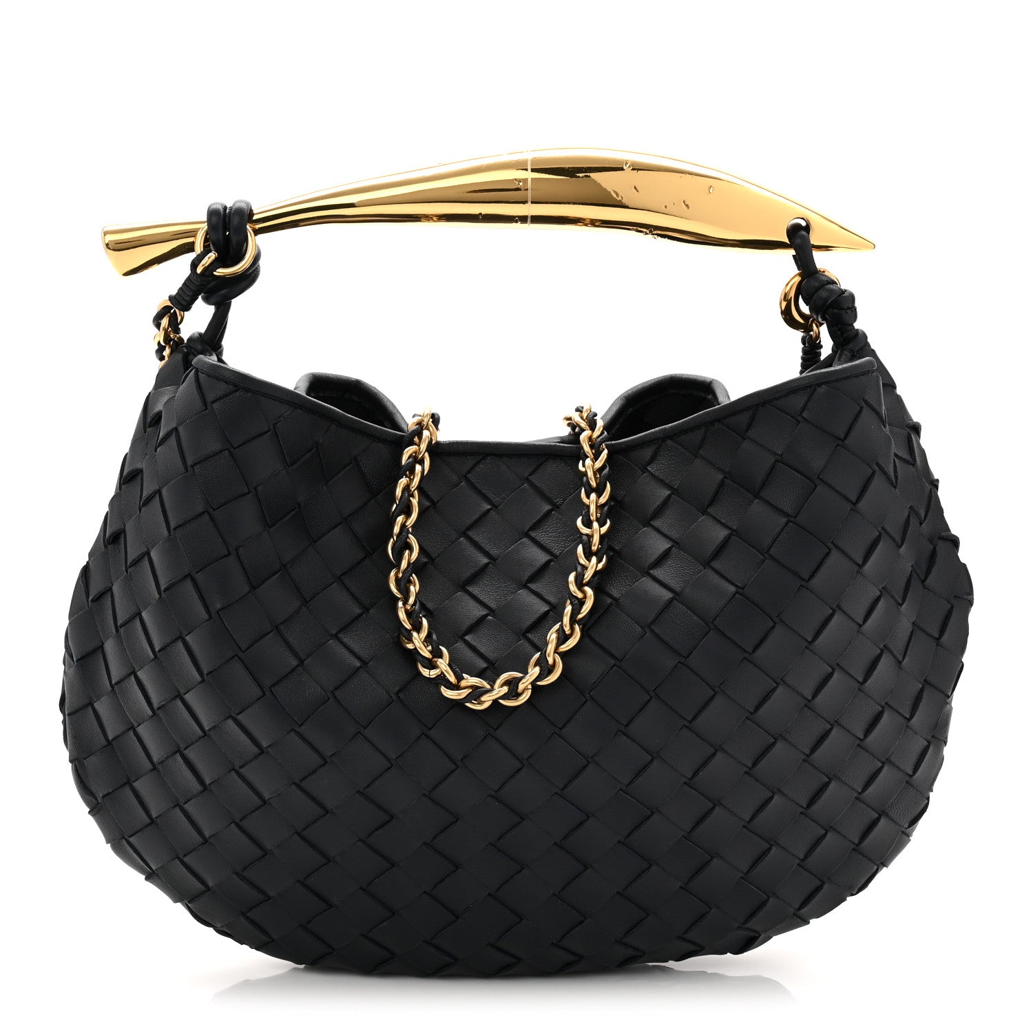 Bottega Veneta Nappa Intrecciato Sardine With Chain Bag Space 1 of 10