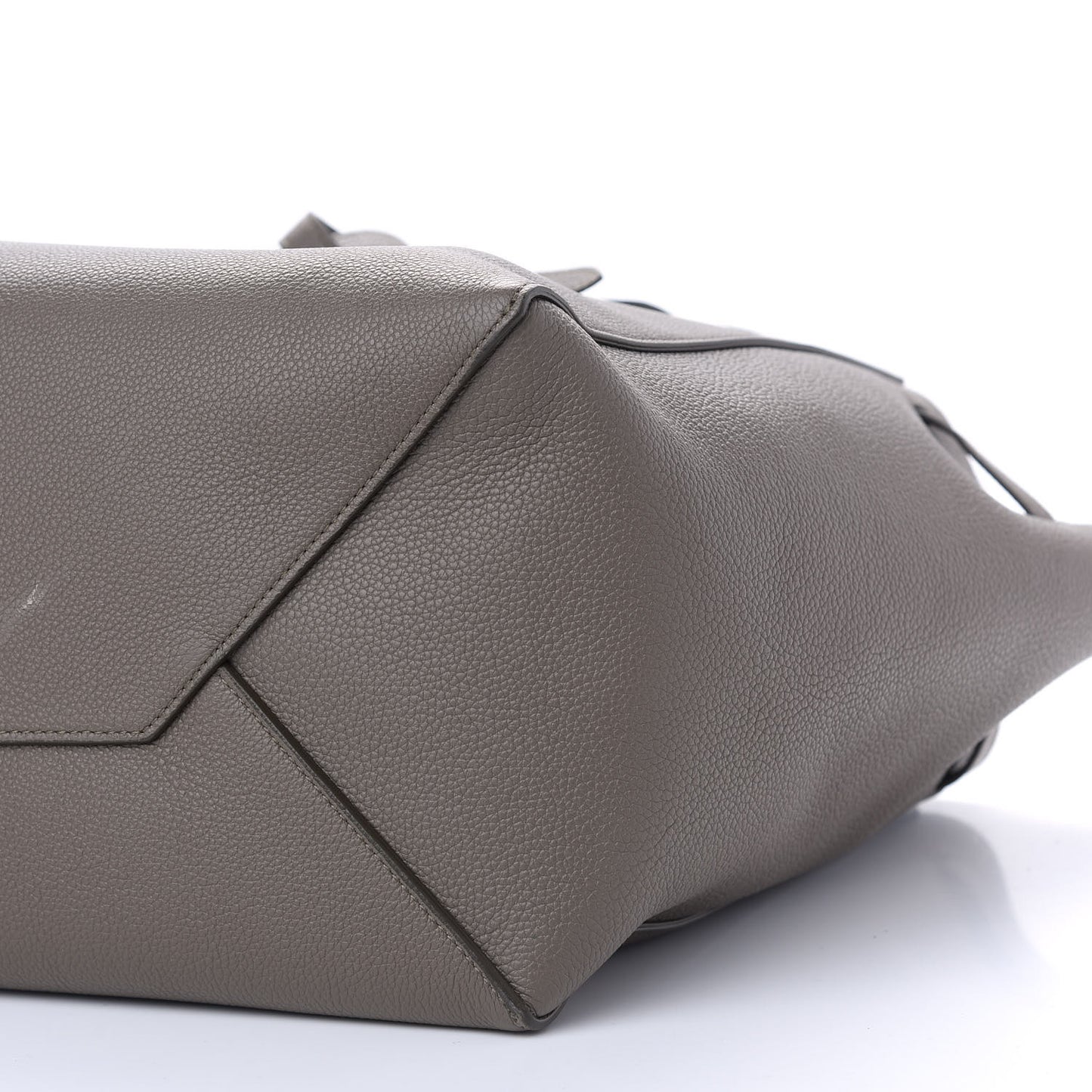Soft Grained Calfskin Small Belt Cabas Phantom Taupe