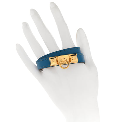 Hermes Swift Rivale Double Tour Bracelet XS Bleu Izmir 2 of 8