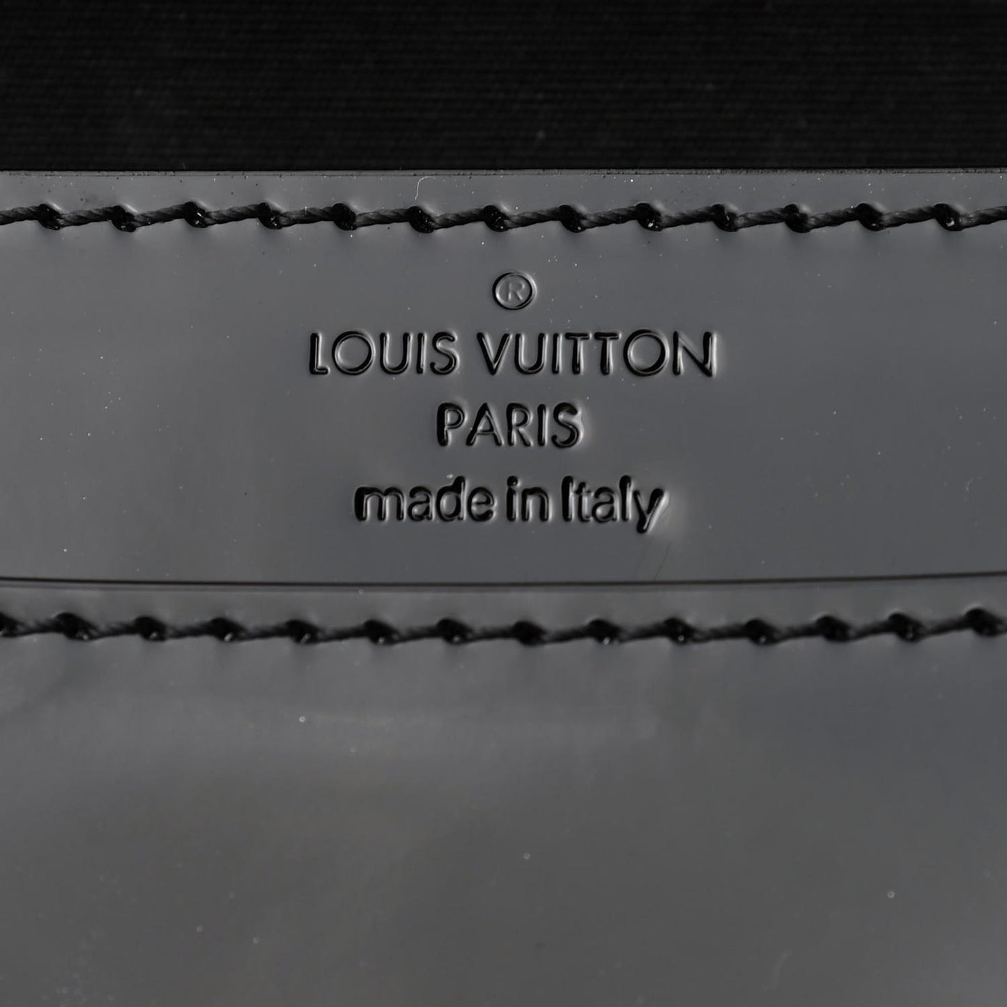 Patent Louise EW Clutch Black