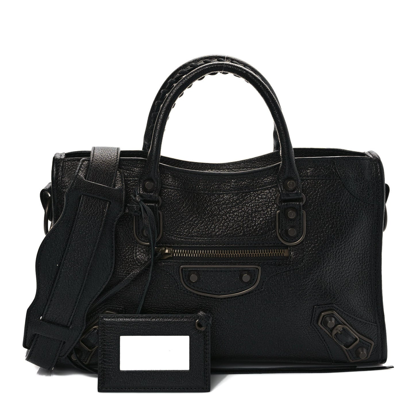 Chevre Classic Hardware Metallic Edge S City Black