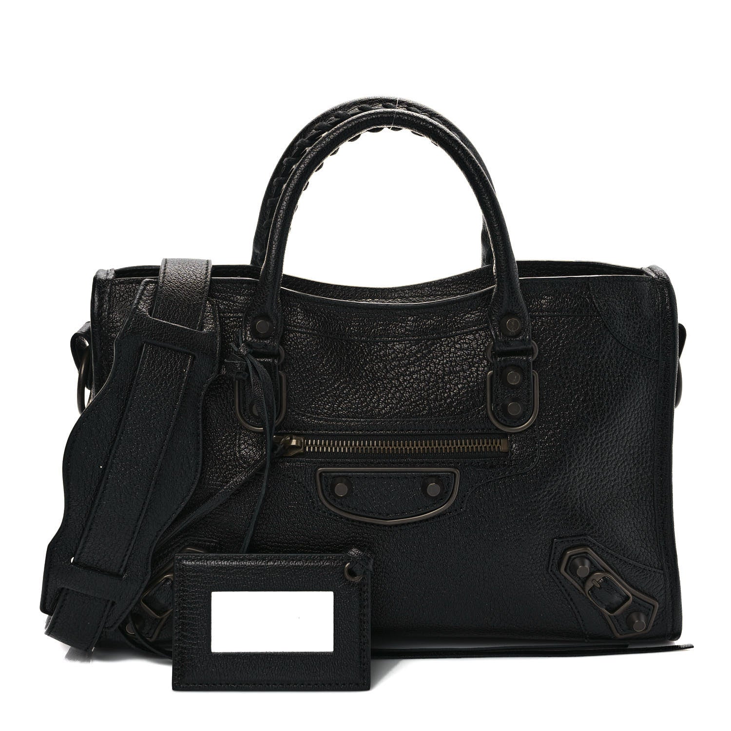 Balenciaga Chevre Classic Hardware Metallic Edge S City Black 1 of 8